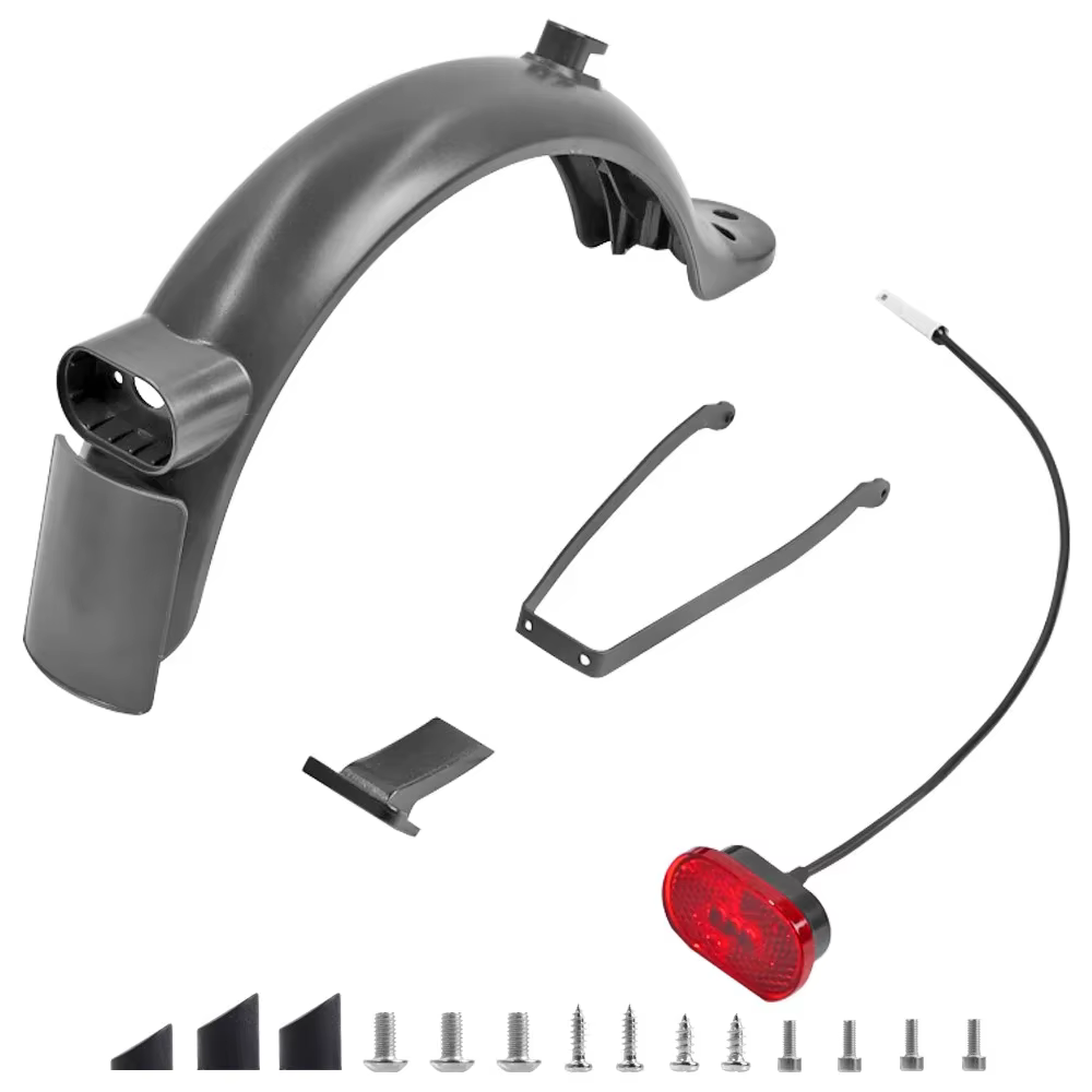 Kit de garde-boue pour Scooter électrique amélioré, garde-boue arrière avec Kit d'éclairage pour Xia