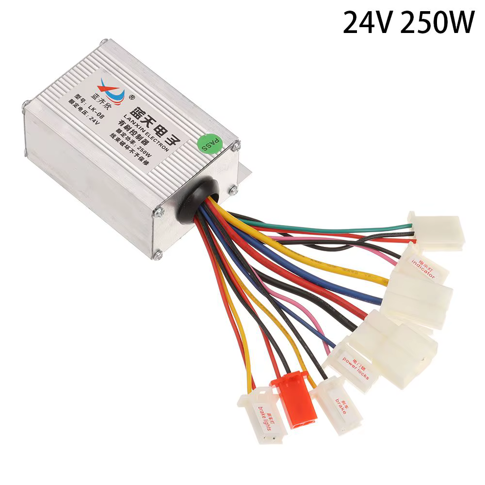 Accessoires de vélo électrique 24V/36V/48V, pièces de vélo électrique, contrôleur de vélo brossé, mo