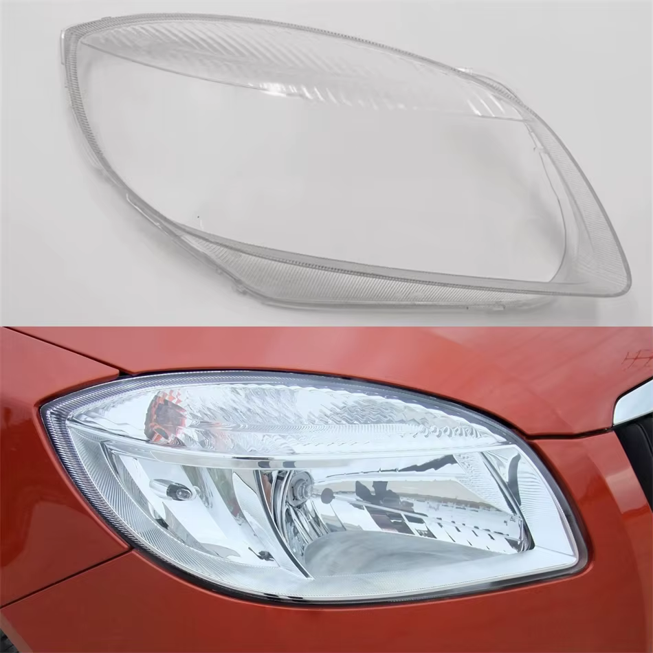 Pour Skoda Fabia 2008 2009 2010 2011 Accessoires Polycarbonate Haute brillance Entièrement transpare