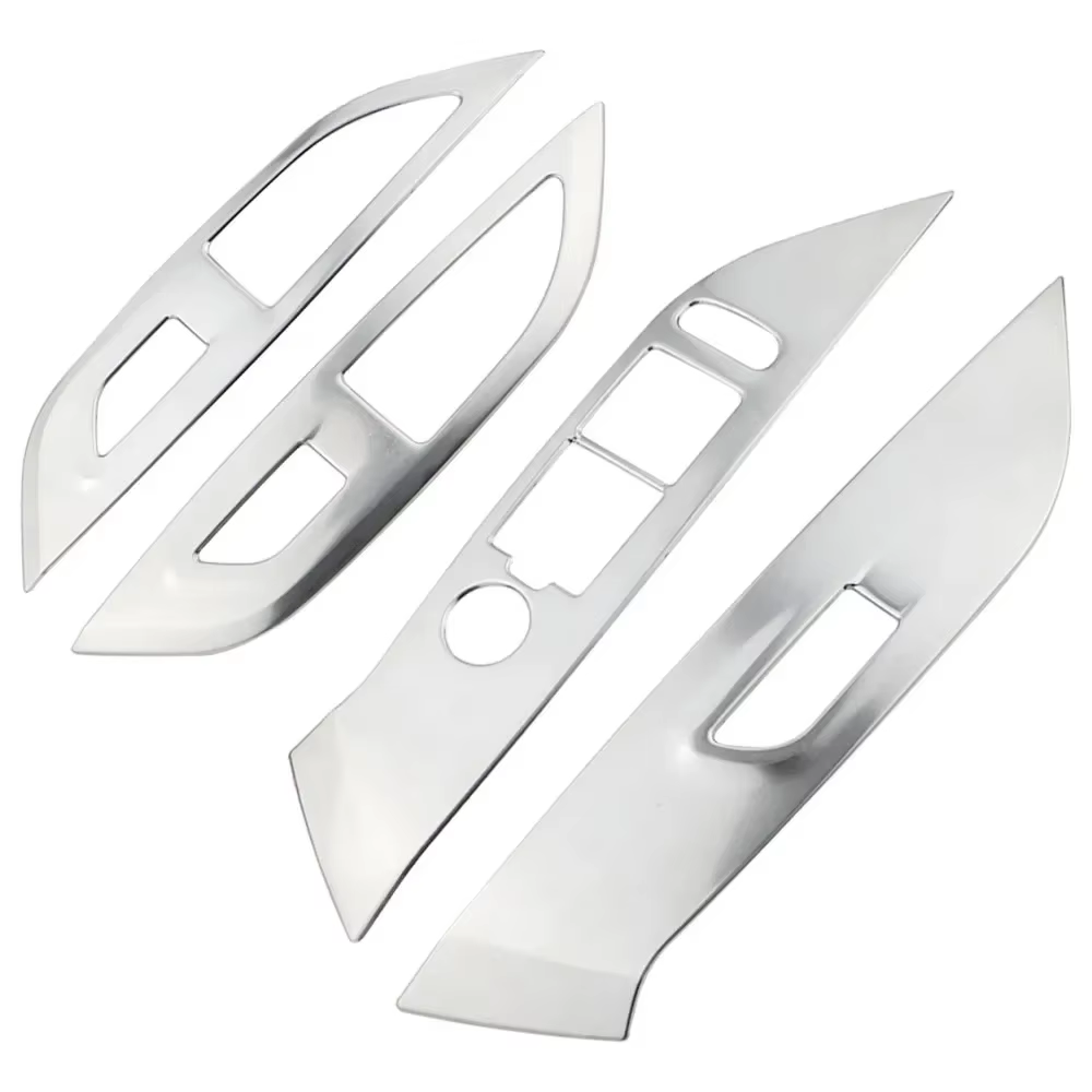 Autocollant de couverture de panneau de lève-vitre d'accoudoir de porte, accessoires LHD pour Peugeo