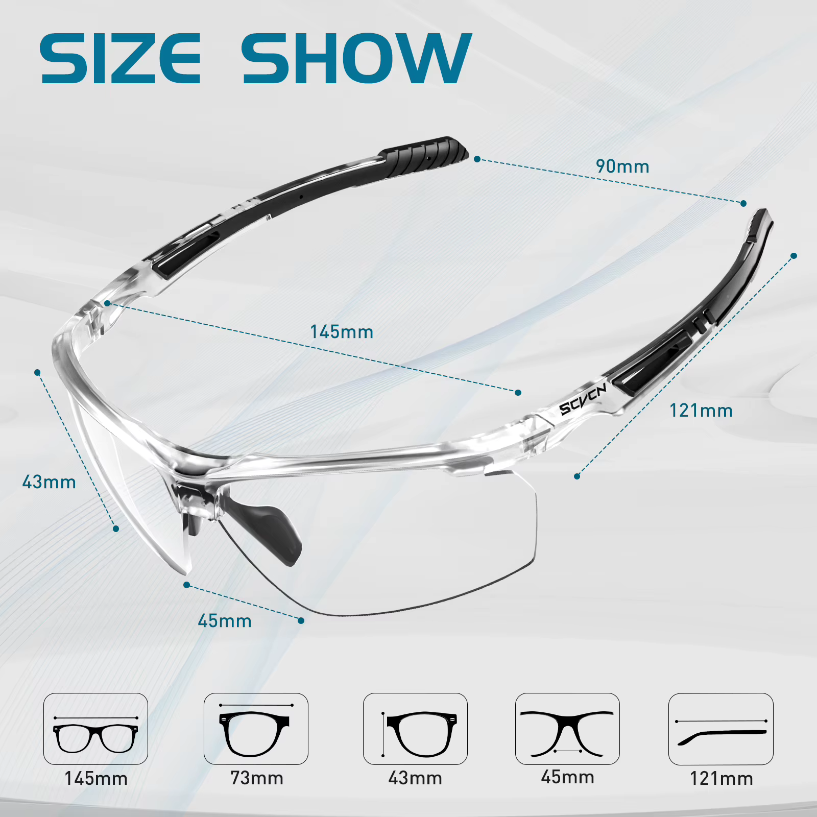 SCVCN lunettes de cyclisme photochromiques hommes vtt lunettes de soleil de cyclisme lunettes de vél