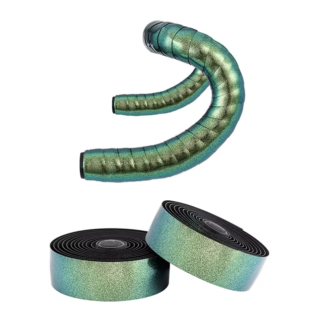 Bande de barre de vélo de route couleur caméléon, 2 pièces, EVA PU, bande de guidon de vélo, respira