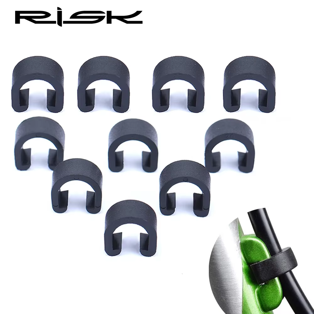 Colliers de serrage en plastique pour vélo, 10/20/30 pièces, clips C, boîtier, guide de tuyau pour f