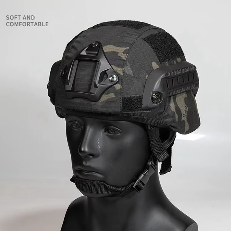 Housse de casque Multicam, housse de casque tactique Airsoft pour casque militaire MICH 2000, équipe