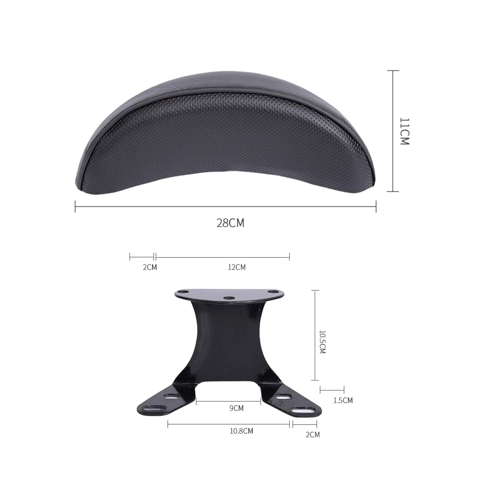 Dossier de siège arrière dossier de passager mousse épaissie support de coussin Durable siège arrièr