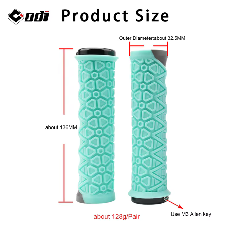 ODI G30 vtt Silicone verrouillage poignées de guidon anti-dérapant Absorption des chocs descente vél
