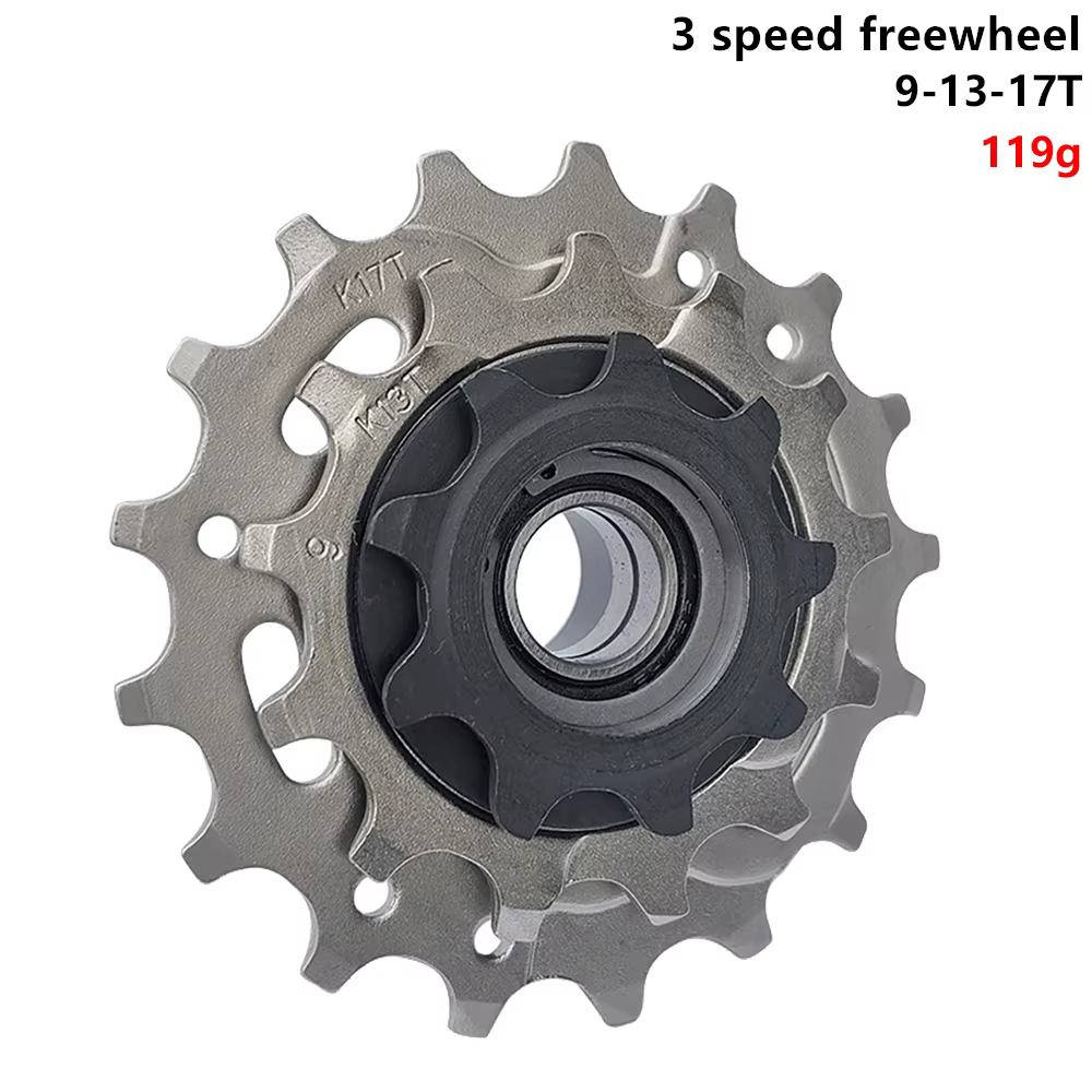 Cassette à 3/5 vitesses pour vélo pliant, roue libre, 9-11-13-15-18T, corps de roue libre à 3 clique