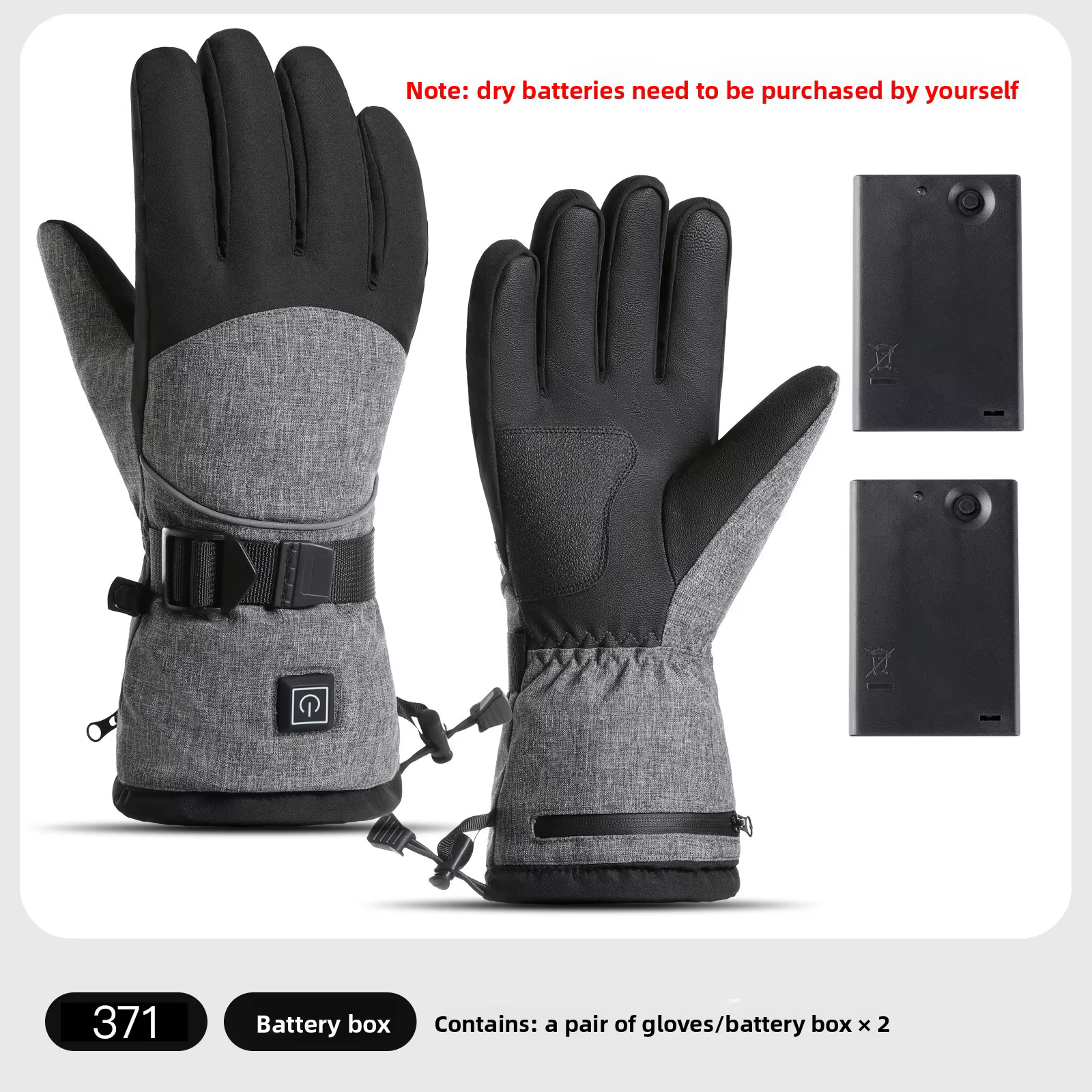 Gants chauffants électriques écran tactile étanche 3 réglages de chaleur chauffage pour moto en plei