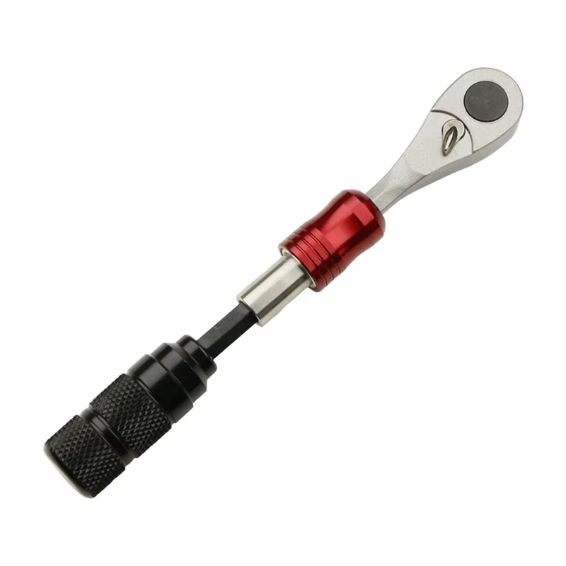 A06F-Kit d'outils de réparation de vélo multifonctionnel avec Mini pompe, outil réversible à cliquet