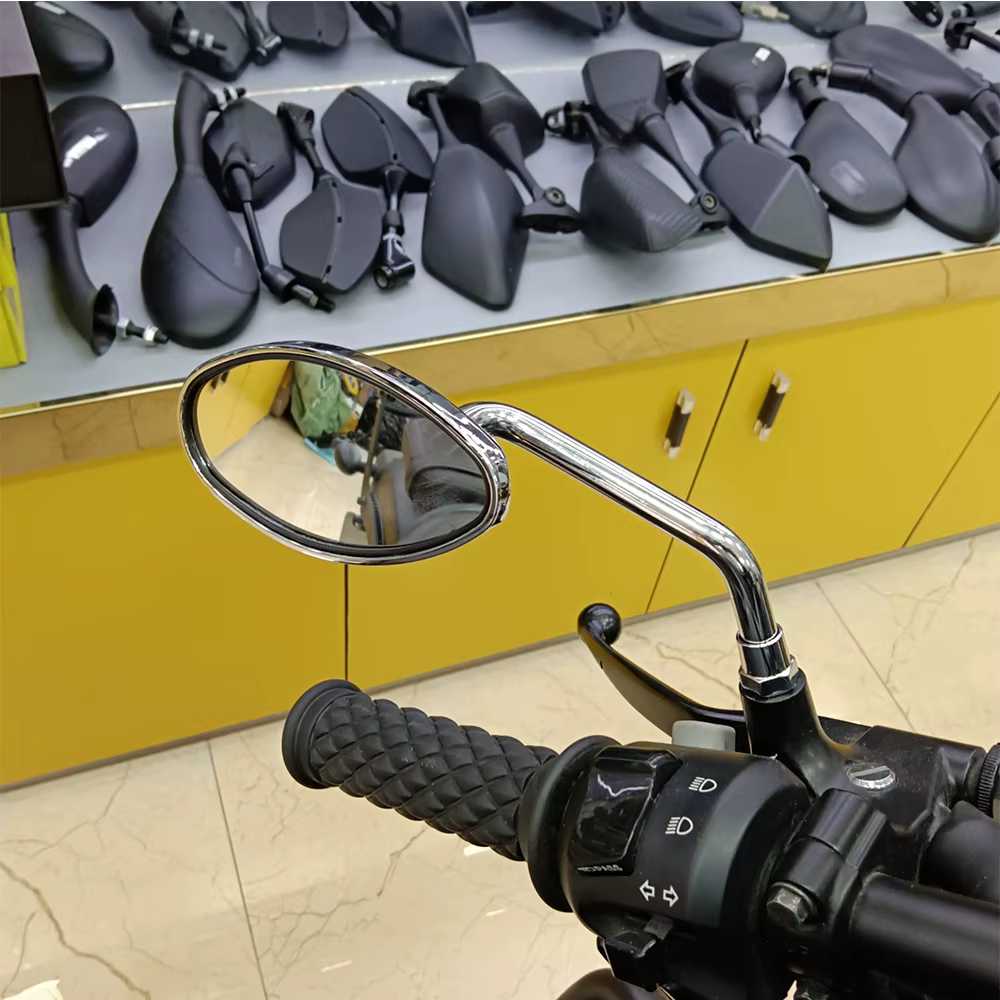Universel 10mm nouveau miroir de moto Scooter e-bike rétroviseurs 2 pièces/paire électromobile arriè