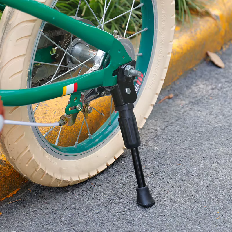 Béquille de vélo pour enfants, Support de stationnement, attelle de pied, Support latéral de vélo po