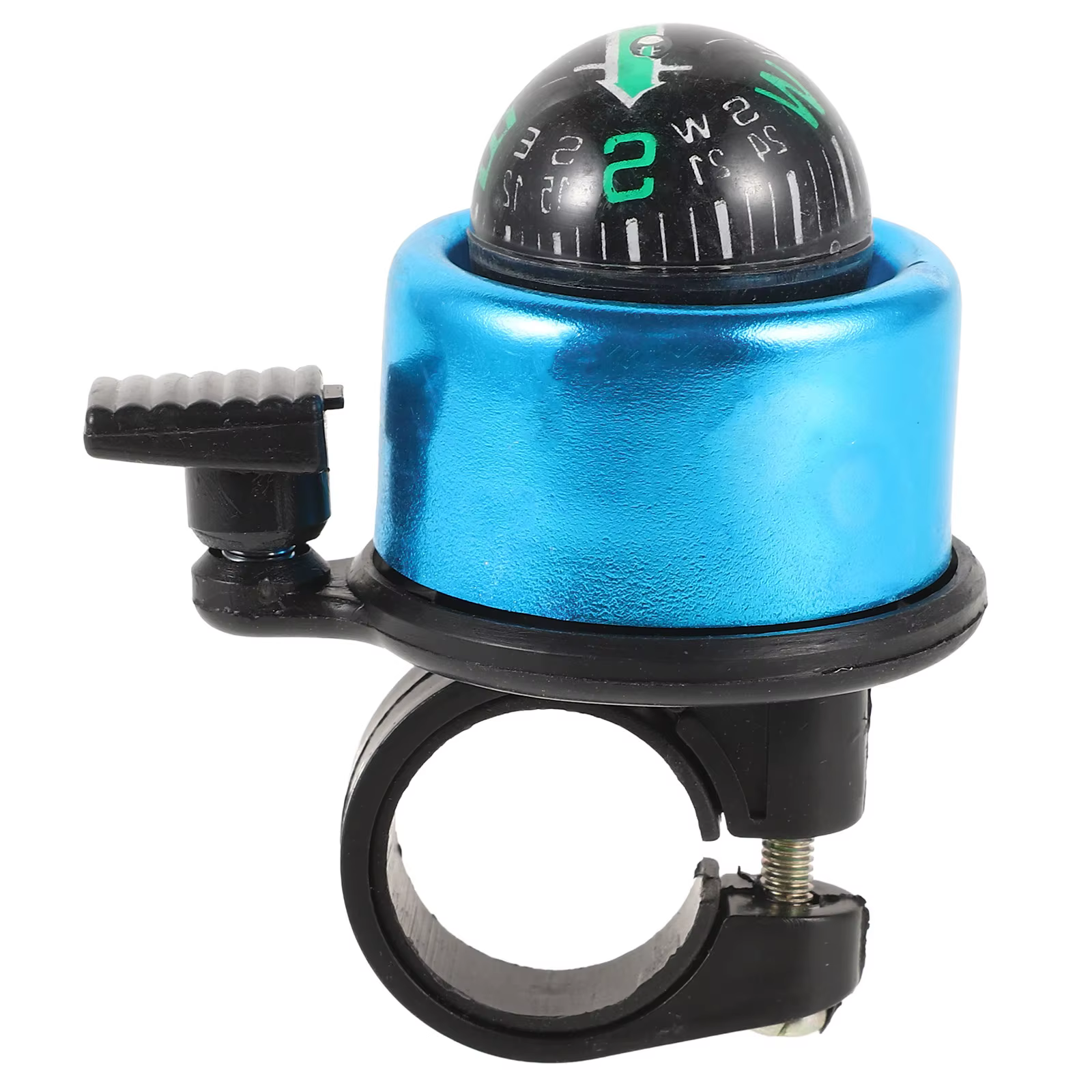 Sonnette de vélo multifonctionnelle avec boussole pour VTT et vélos pliants – Construction robuste, 