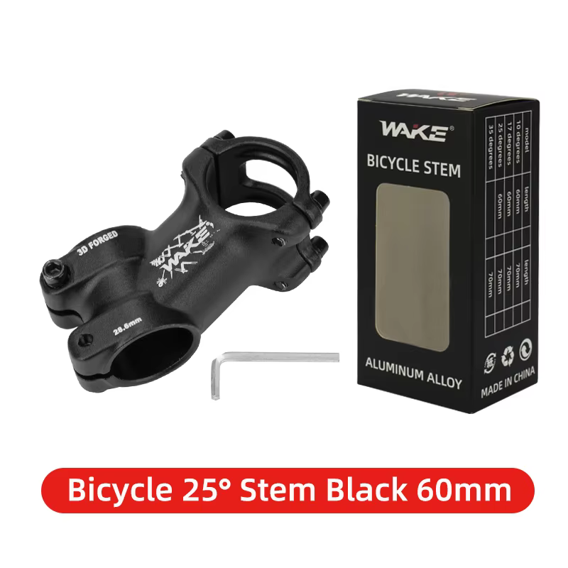 WAKE-Potence ultralégère résistante pour guidon de vélo de route et VTT, pièce de bicyclette, puissa