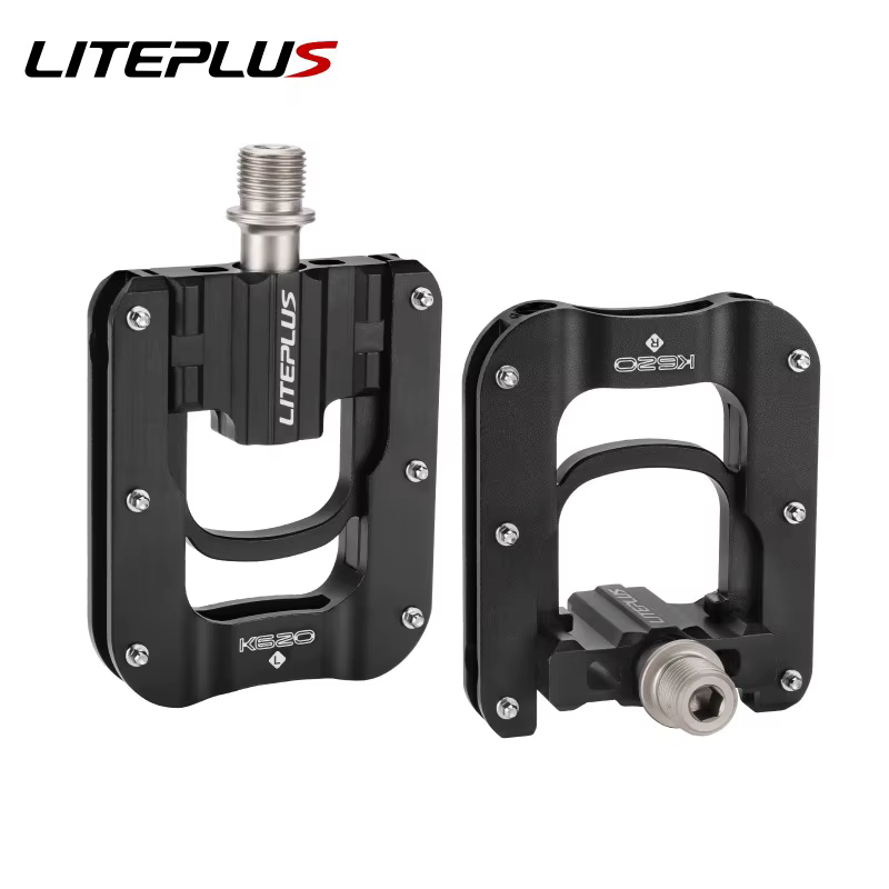 Pédales de vélo pliantes LITEPLUS à 3 roulements, antidérapantes, CNC, pour Brompton Dahon P8, acces