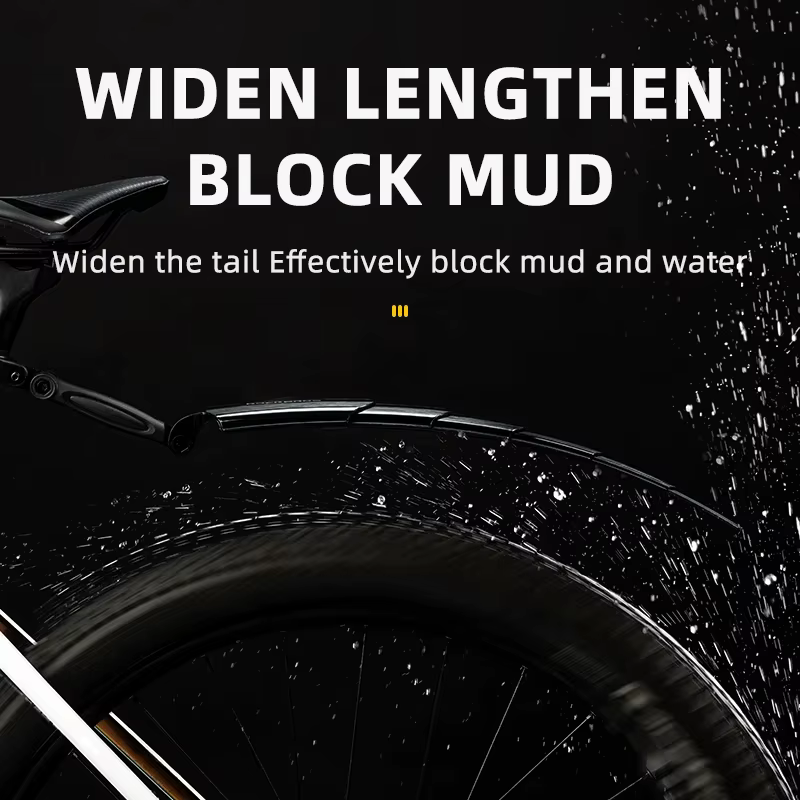 ROCKBROS – garde-boue universel pour vélo, garde-boue allongé pour roues avant et arrière, accessoir