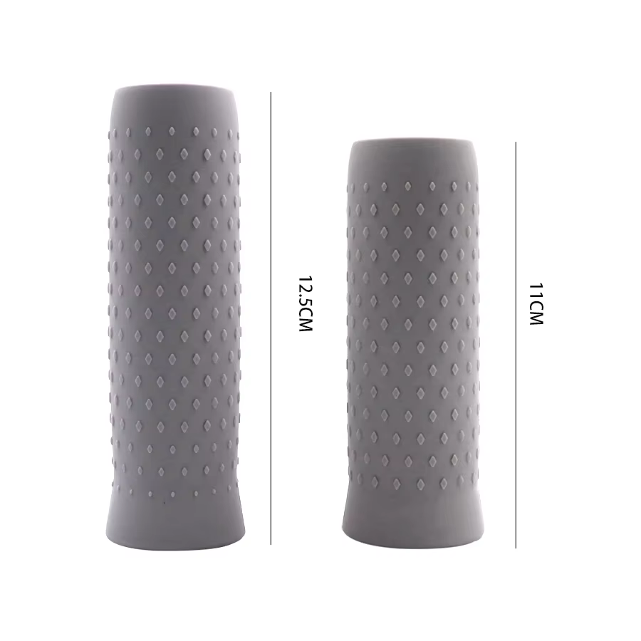 Poignée de guidon en caoutchouc pour trottinette électrique, housse de barre en silicone, anti-ald,