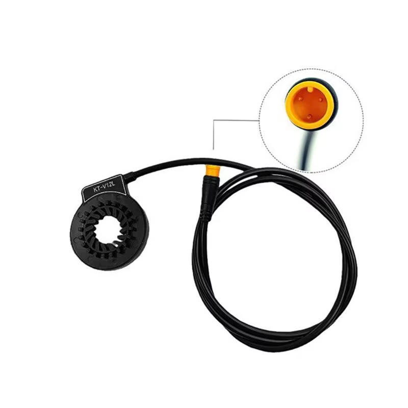 Capteur d'assistance au pédalage pour vélo électrique KT-V12L, double capteur Hall, 6 aimants, 12 si
