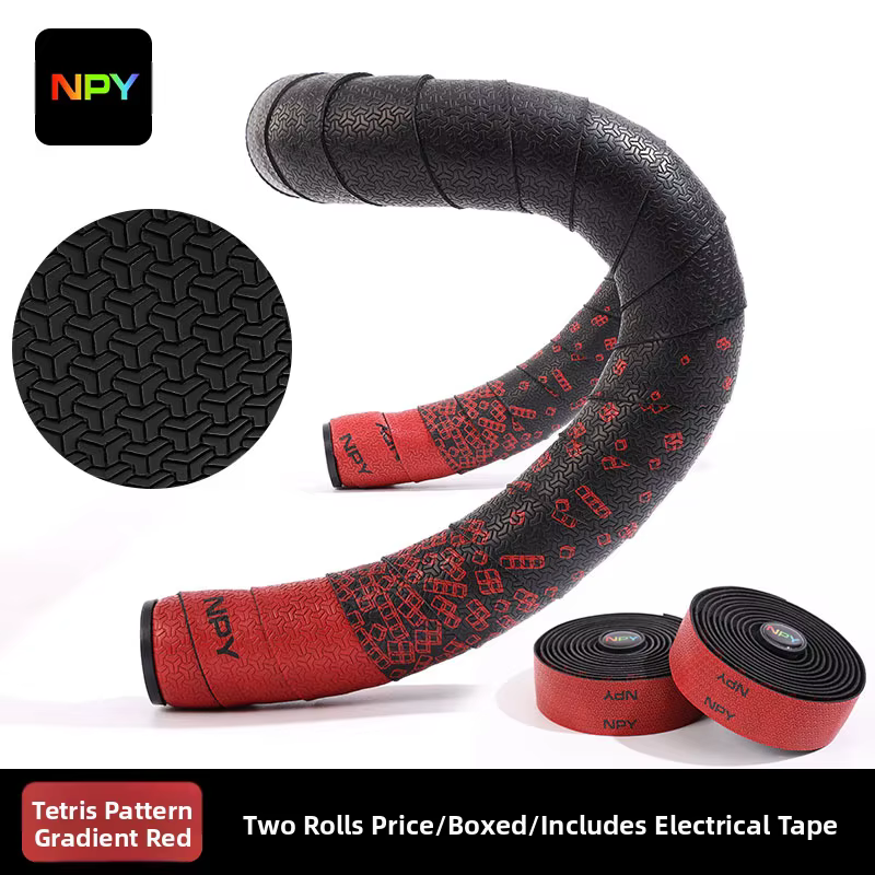 NPY – bande de barre de vélo de route ultralégère, bandes de guidon EVA + PU, bande enveloppante sou