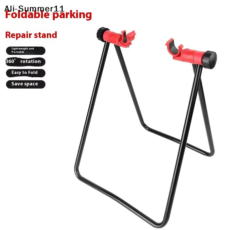 【A6L】1PC Support de stationnement vertical triangulaire pour vélo, support de réparation en U pour v