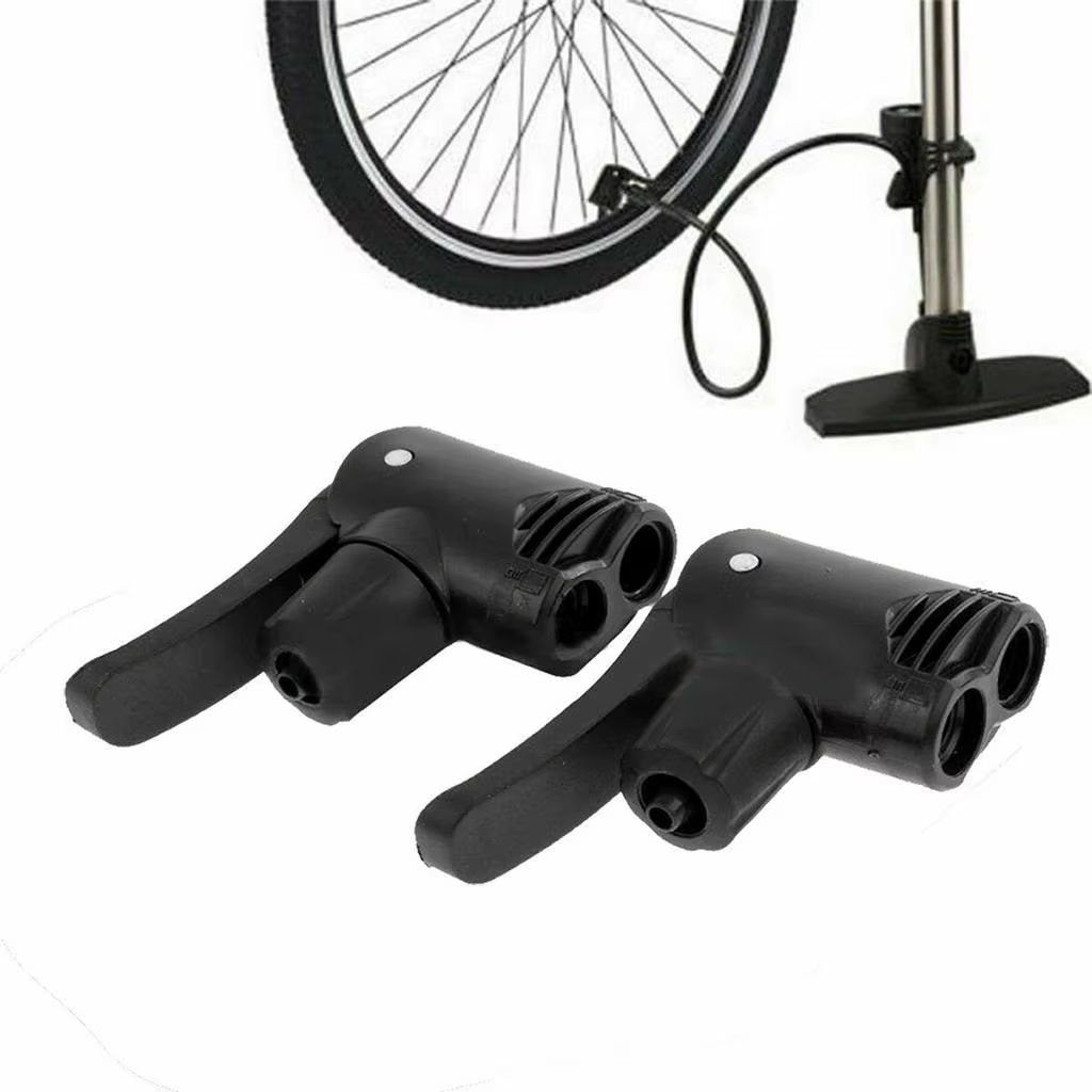 Tête/Valve de gonflage de pompe à Air de pneu de vélo Portable de 2 pièces