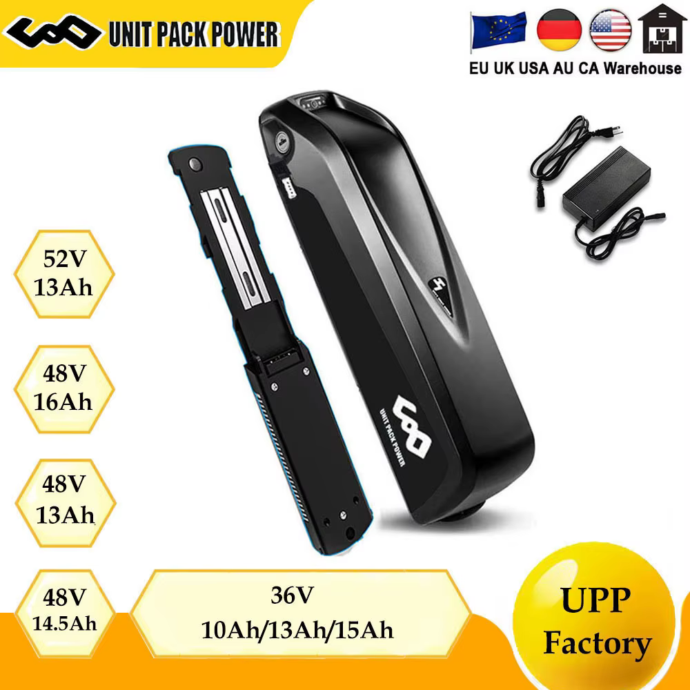 Hailong – batterie 36/48/52V pour vélo électrique, pour moteur Bafang 250/350/500/750/1000W