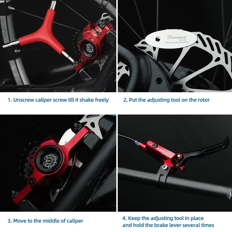 Outil de centrage du Rotor de frein à disque de vélo, outil de réglage de l'étrier de frein à disque
