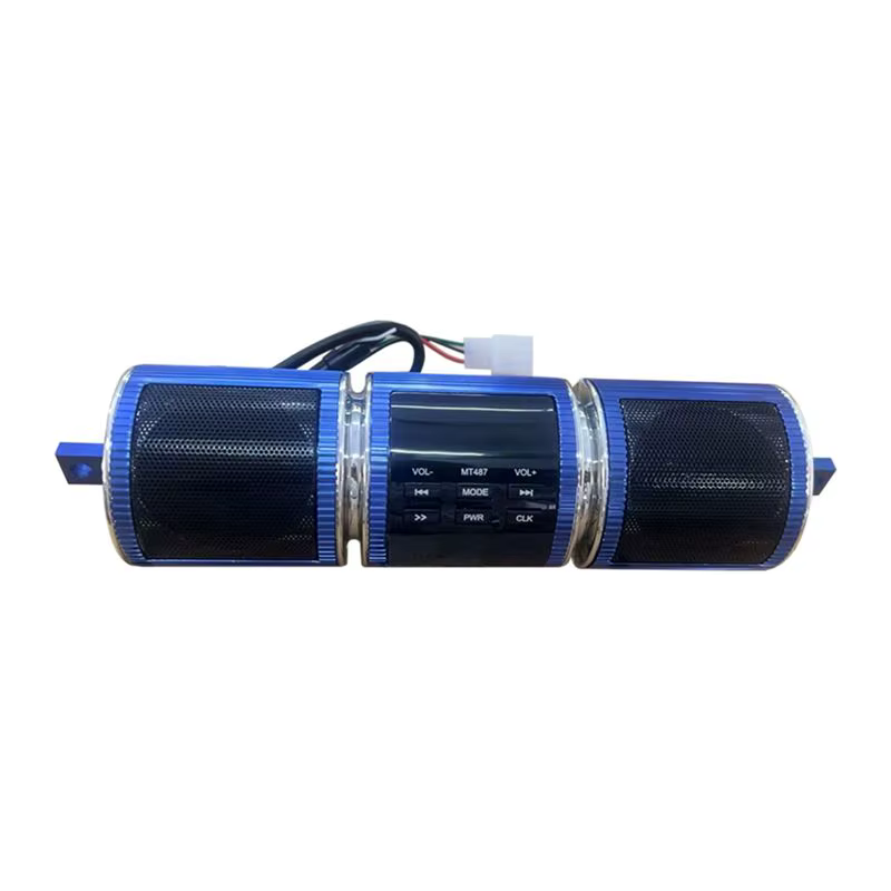 Haut-parleur audio MP3 innovant pour moto, stéréo pour moto, radio FM, AUX, USB, carte TF, Bluetooth