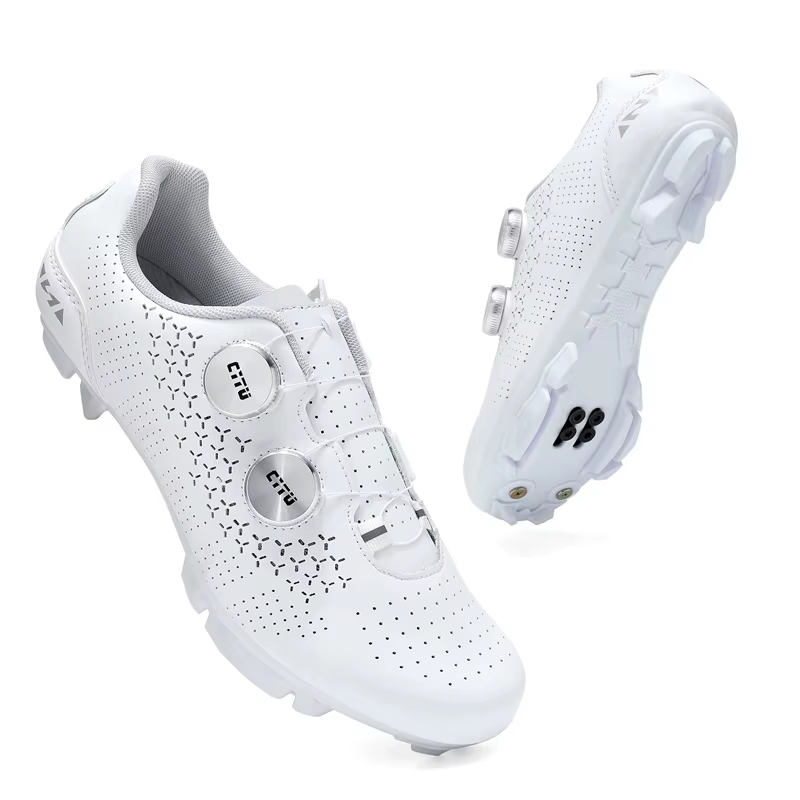 Chaussures de cyclisme VTT pour homme, avec crampons, pour pédales plates, baskets de cyclisme rapid