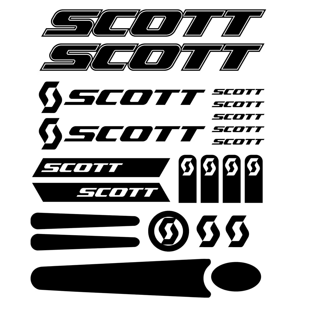 Autocollants en vinyle imperméables pour protection de cadre de vélo SCOTT, anti-rayures, décoration