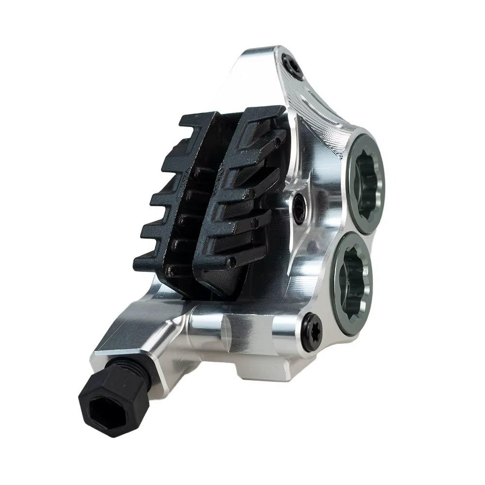 Étrier de frein hydraulique de route ZRACE XG4, étrier à quatre piston à montage plat, plaquettes de