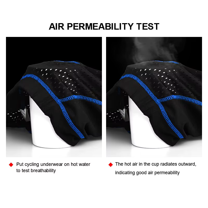 X-TIGER Cyclisme Sous-Vêtements 5D Respirant Rembourré Gel Vélo Shorts Hommes VTT Antidérapant Jambe