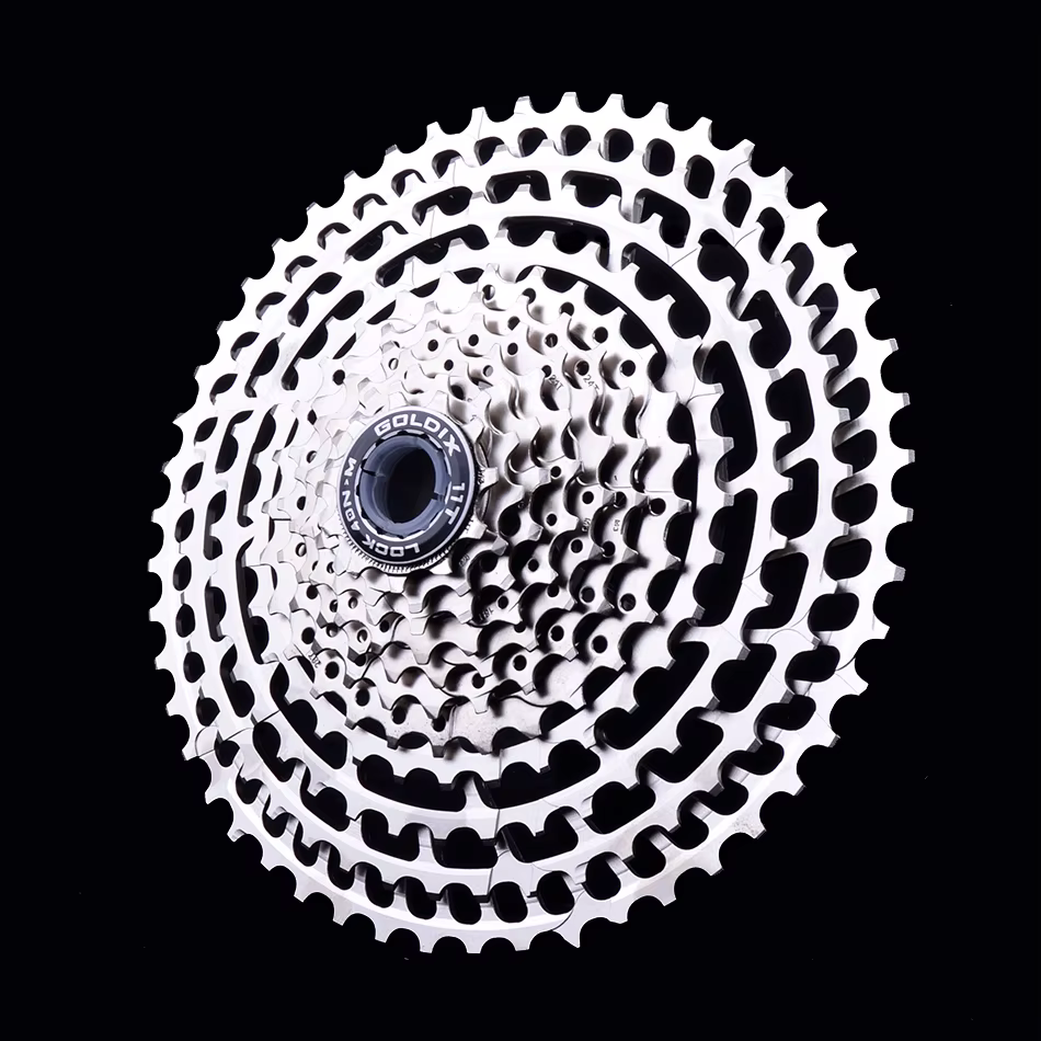 GOLDIX – Cassette vtt ultralégère CNC 10/11/12 vitesses 46-52T HG, roue libre pour Transmission SHIM