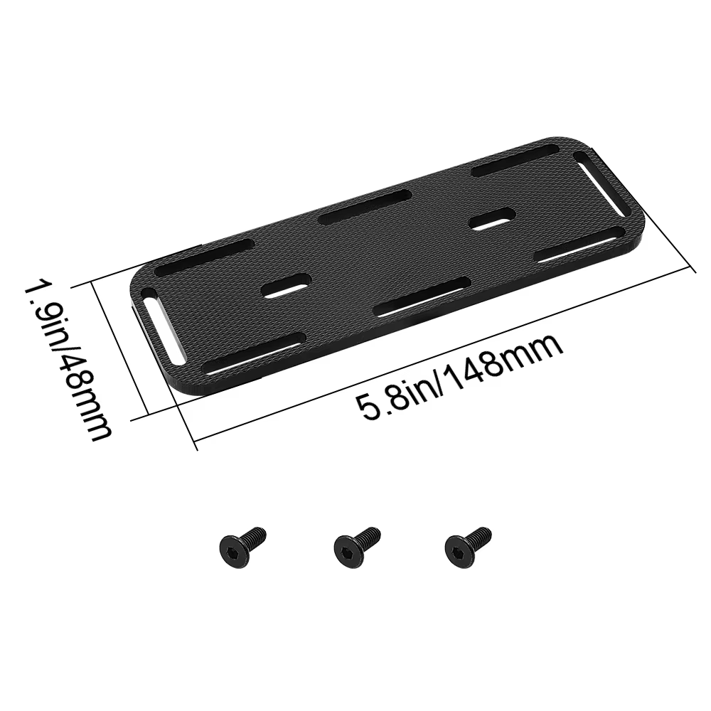 Accessoires de vélo de route, carte d'extension de fourche avant pour échappement de gravier Brompto