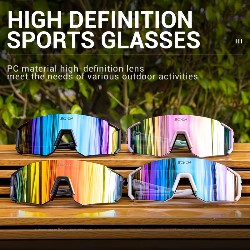 SCVCN nouveaux hommes vélo lunettes de soleil femmes en plein air cyclisme lunettes vtt conduite vél