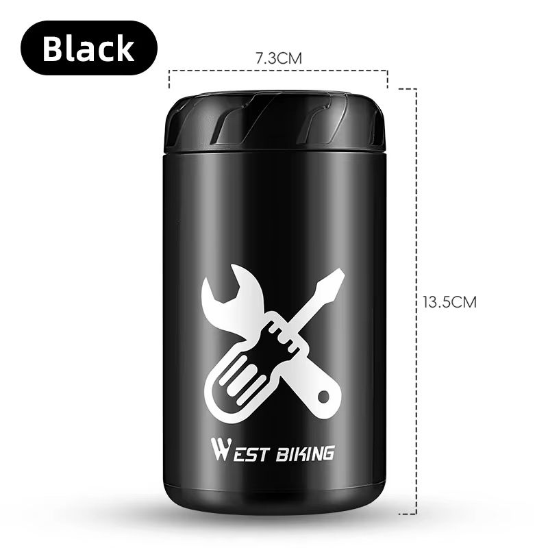 WEST BIKING – boîte à outils portable pour vélo, capsule de rangement pour outils de réparation, kit