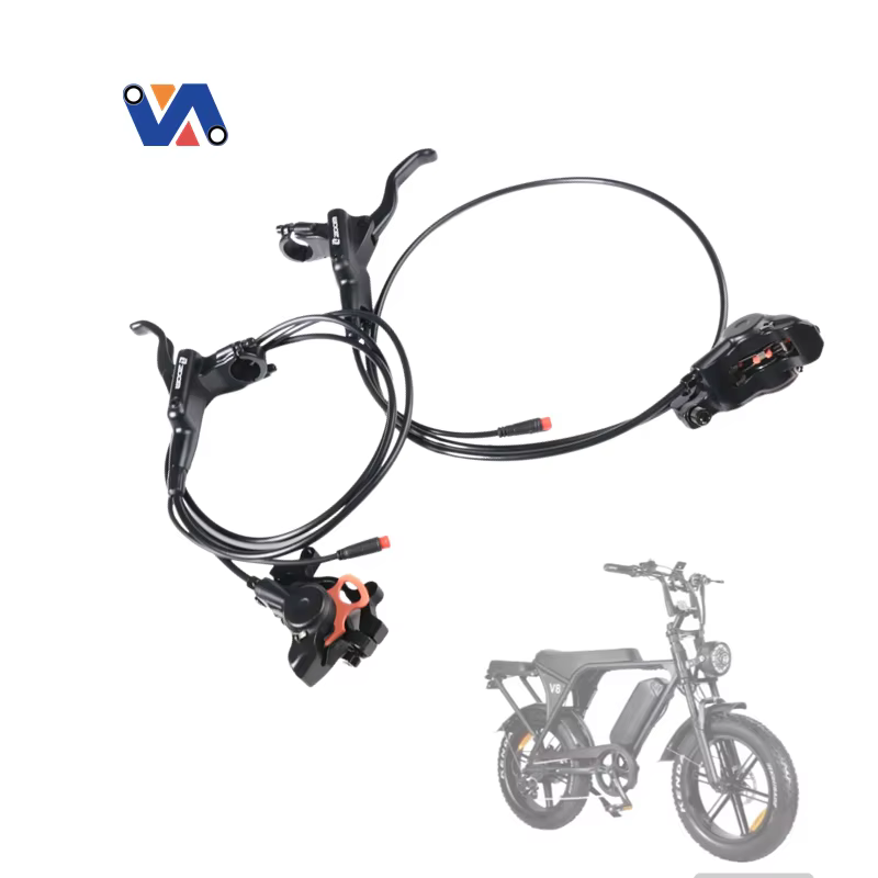 Nouvelle Image OUXI V8 Fat e-bike ensemble complet étrier de frein hydraulique et levier de frein dr