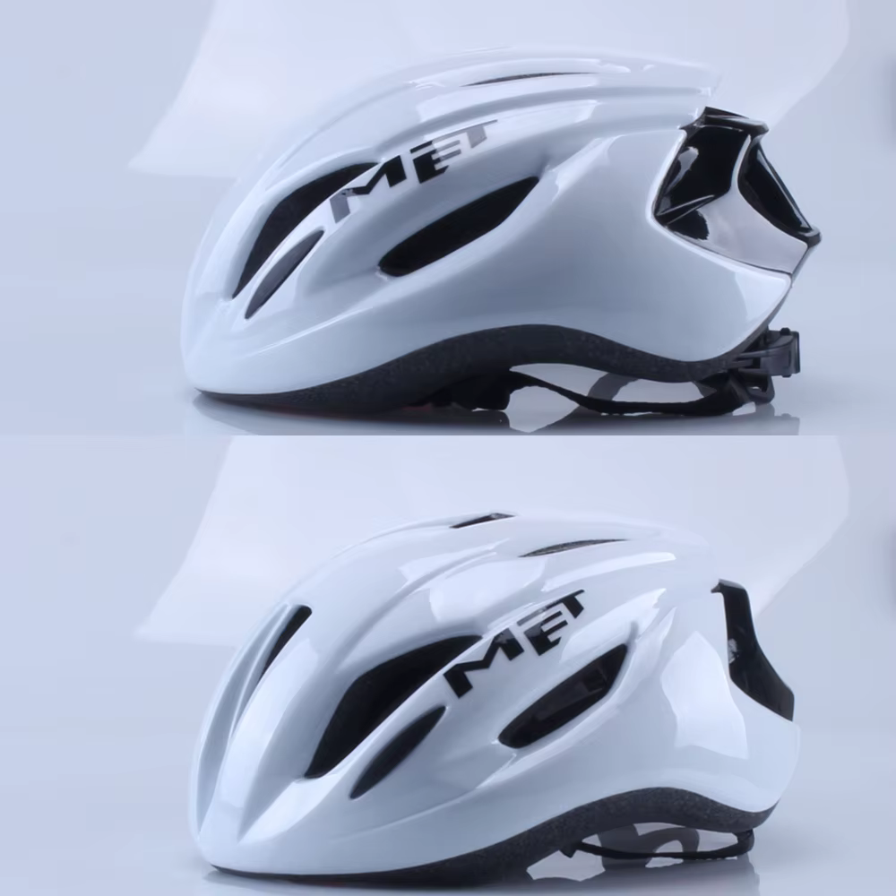 Casque de vélo de route et VTT MET, style sport extérieur, ultraléger, aérodynamique, sécurisé pour