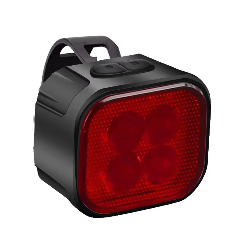 Feux de vélo rechargeables de Type C, éclairage pour vtt, phare avant et arrière, lampe de poche, ac