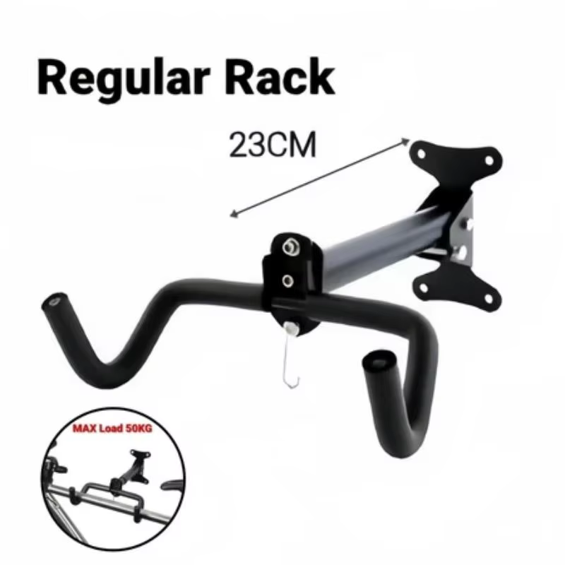 Support mural pour vélo, gain de place, support de suspension robuste pour vélo, idéal pour le range