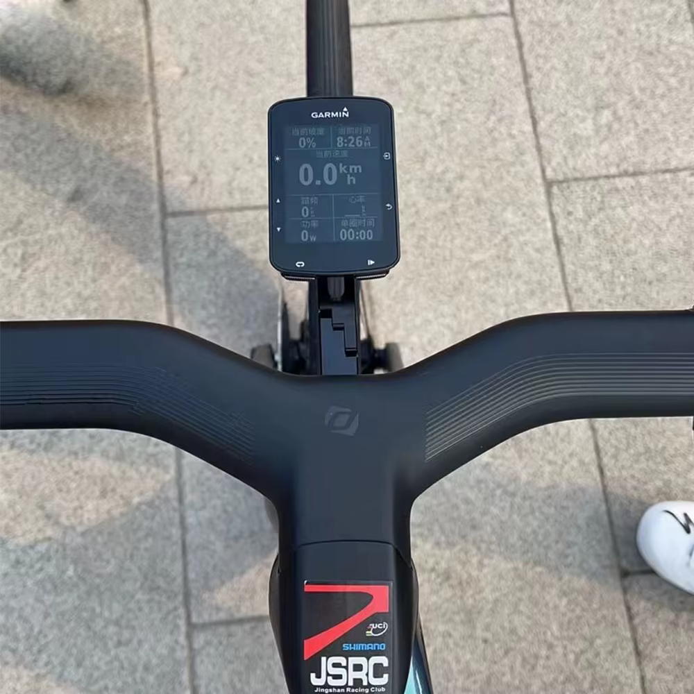 Support combiné Gopro pour vélo avant, pour Garmin Wahoo Bryton Campatible avec guidon Scott Foil Ad