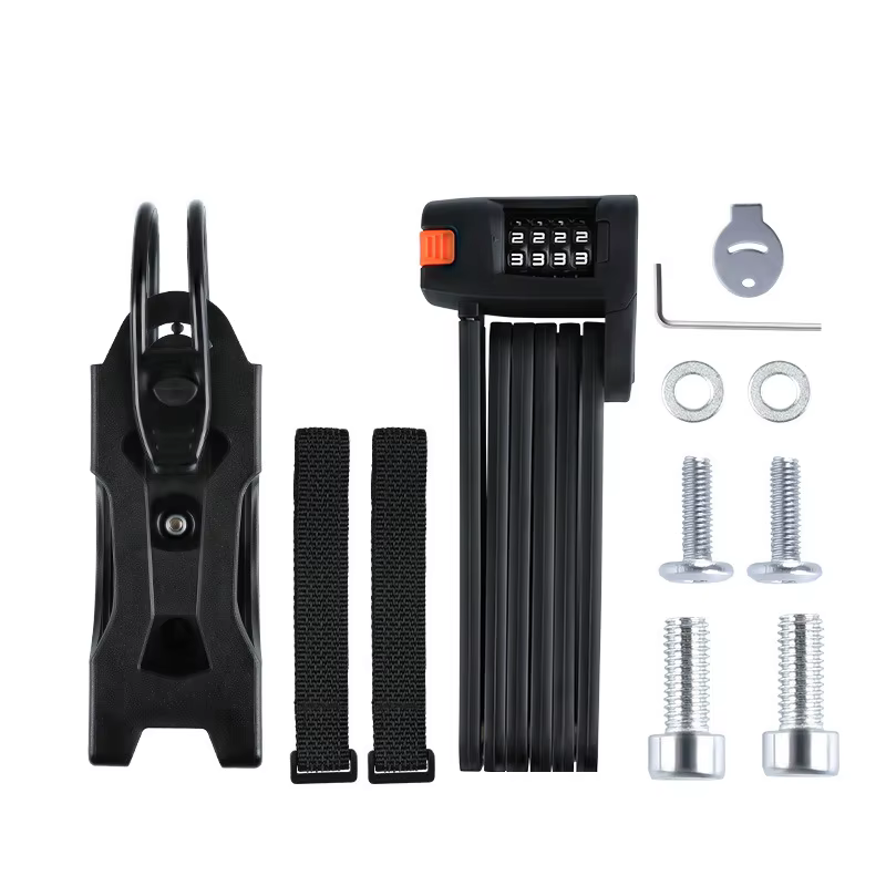 Serrure pliante Portable pour vélo de route et de montagne, Mini serrure pliante Anti-vol, étanche e