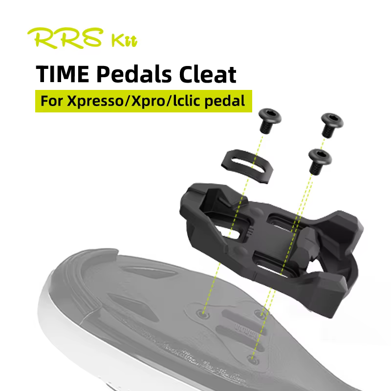 Rrskit Road Bicycle Time Taquet de verrouillage à pédale autobloquante 0 ° Compatible avec le vélo