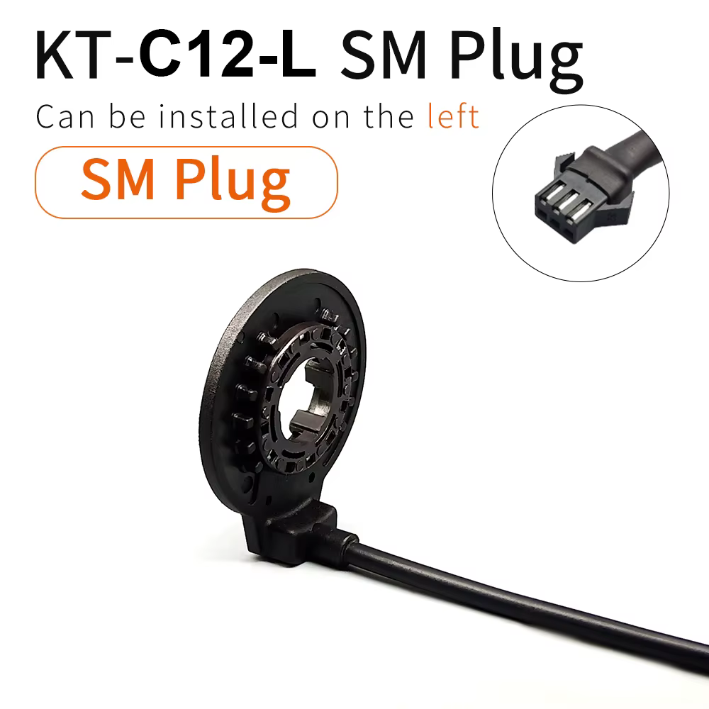 Ebike côté gauche PAS capteur C12L 12 signaux pédale 24V36V48V Kit de Conversion de vélo électrique