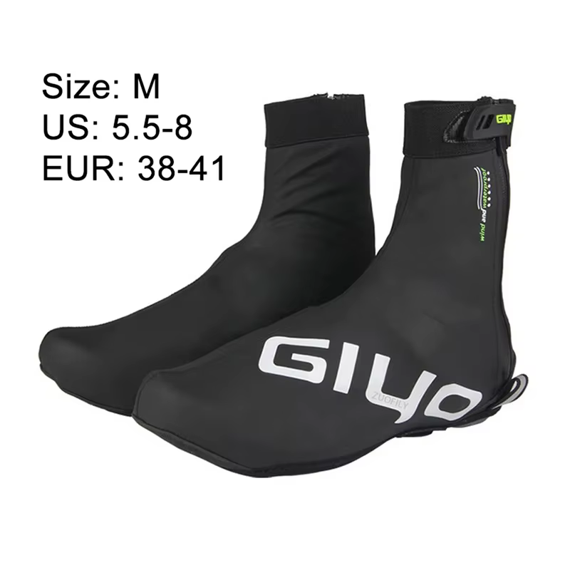 1 paire couvre-chaussures de cyclisme imperméable à l'eau à la pluie chaud homme femme couvre-chauss