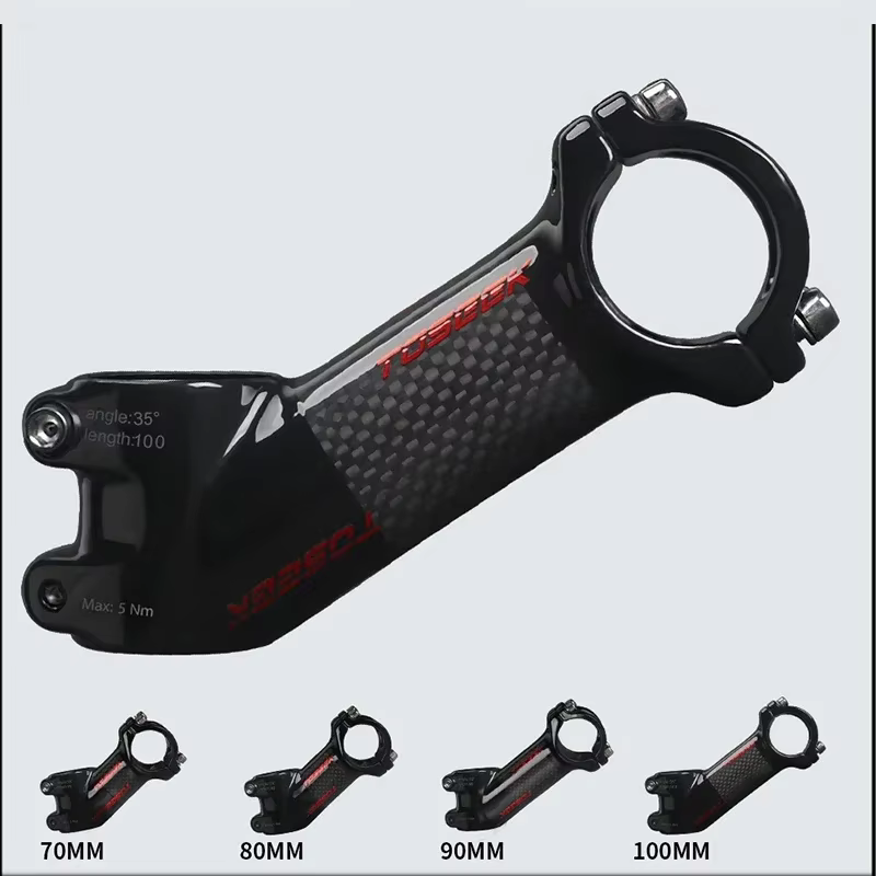 Toseek carbone vtt puissance 31.8mm tige de guidon de vélo 10/17/25/35 degrés vtt vélo Table ultralé
