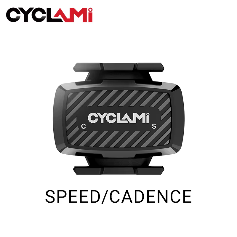 Compteur de vitesse de vélo CYCLAMI Cadence de cyclisme Vitesse Double capteur BT ANT+ Vélo de route