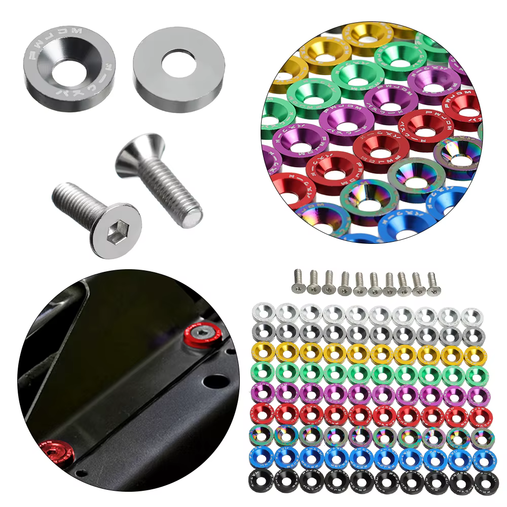 10 jeux de vis de fixation pour Scooter électrique, rondelles de vis de barre de poignée pour Dualtr