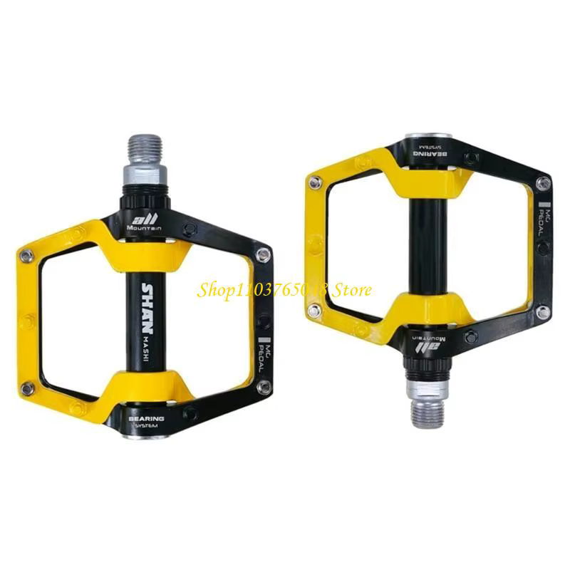 R53E 1 paire route VTT ultraléger anti-dérapant pédales plates plate-forme en alliage d'aluminium ro