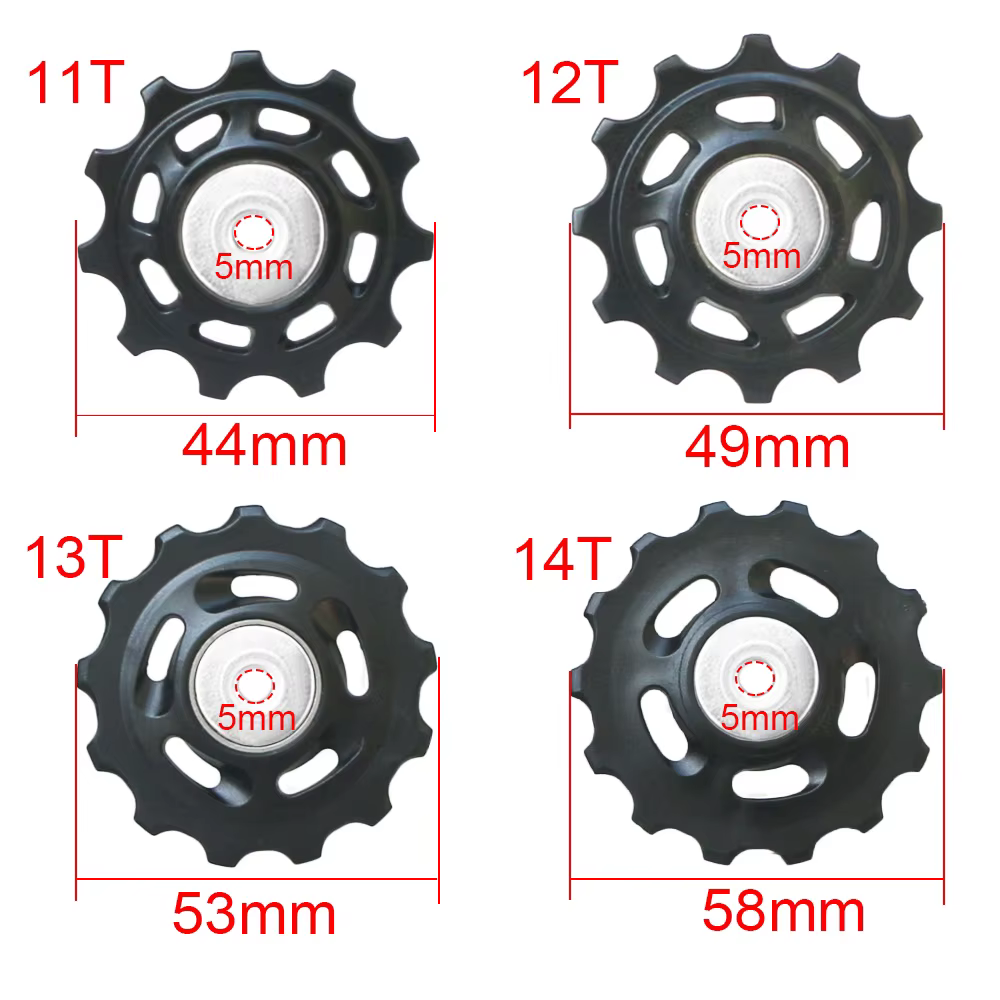 11T 12T 13T 14T roulement vtt vélo roue de guidage arrière vélo de route Jockey dérailleur arrière p