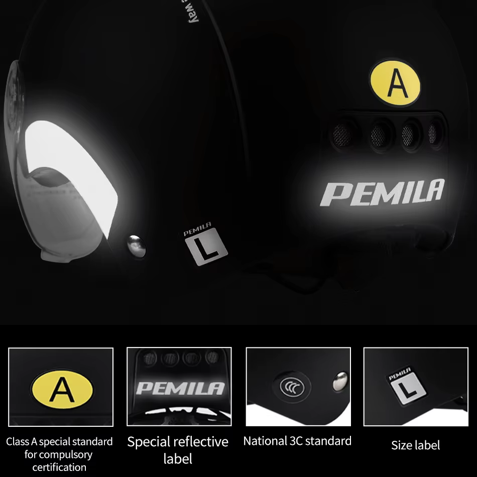 PEMILA hommes femmes casque de cyclisme avec lunettes lentille casque de vélo vtt vélo de route auto